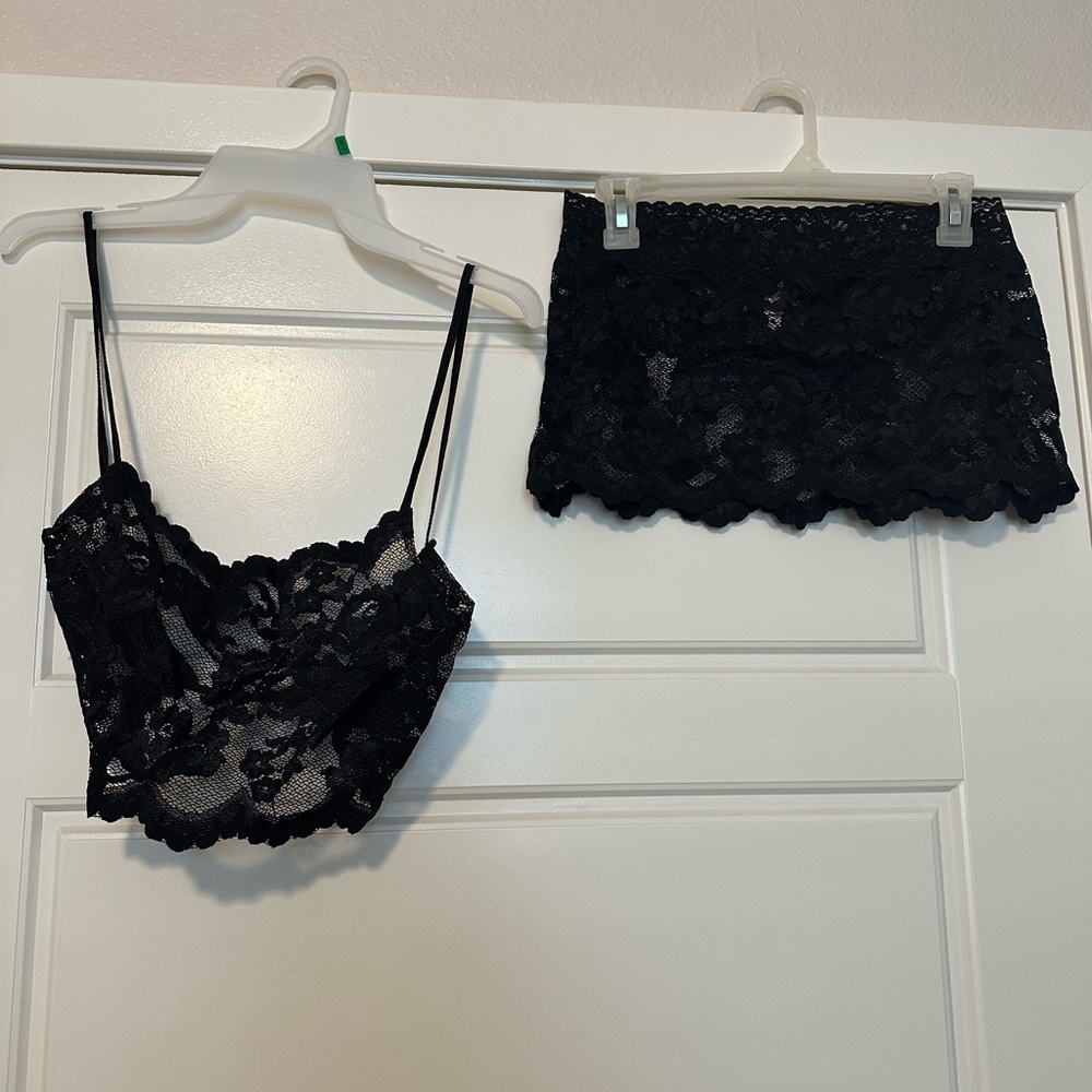 M, NWOT, VS, Black Lingerie Set